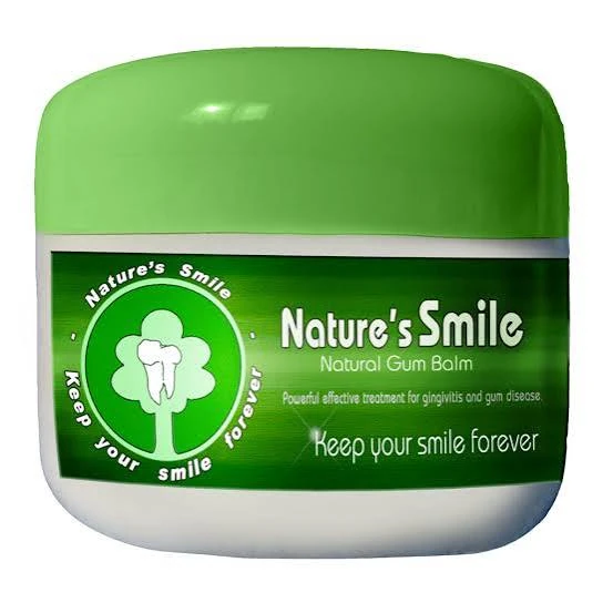 Natures Smile Gum Balm container