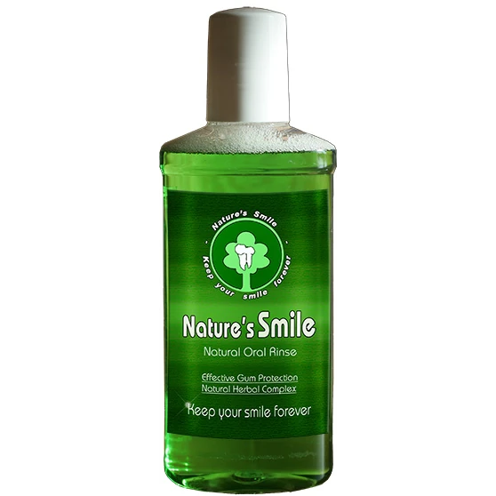 Natures Smile Natural Oral Rinse container
